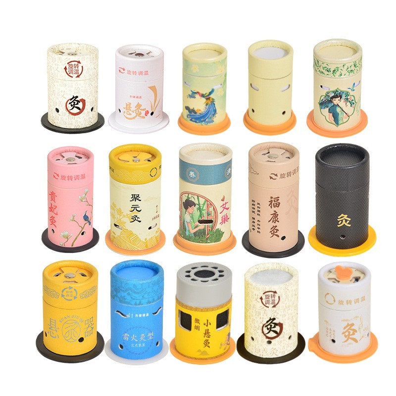 定制随身灸艾灸悬灸筒 家用艾灸工具控温纸筒灸小悬灸罐艾灸筒悬灸筒图3