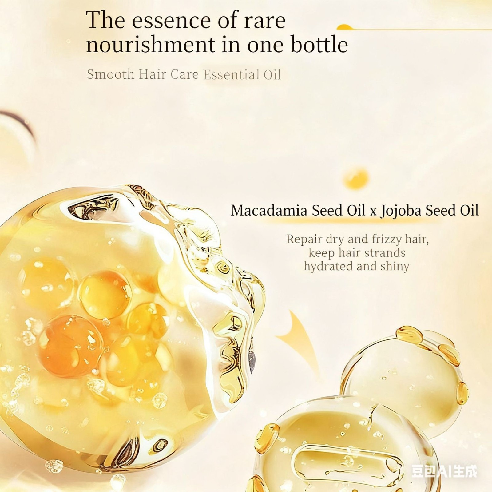 OEM跨境爆款 护发精油 修复染烫防毛躁精油养发小红瓶 源头工厂图2