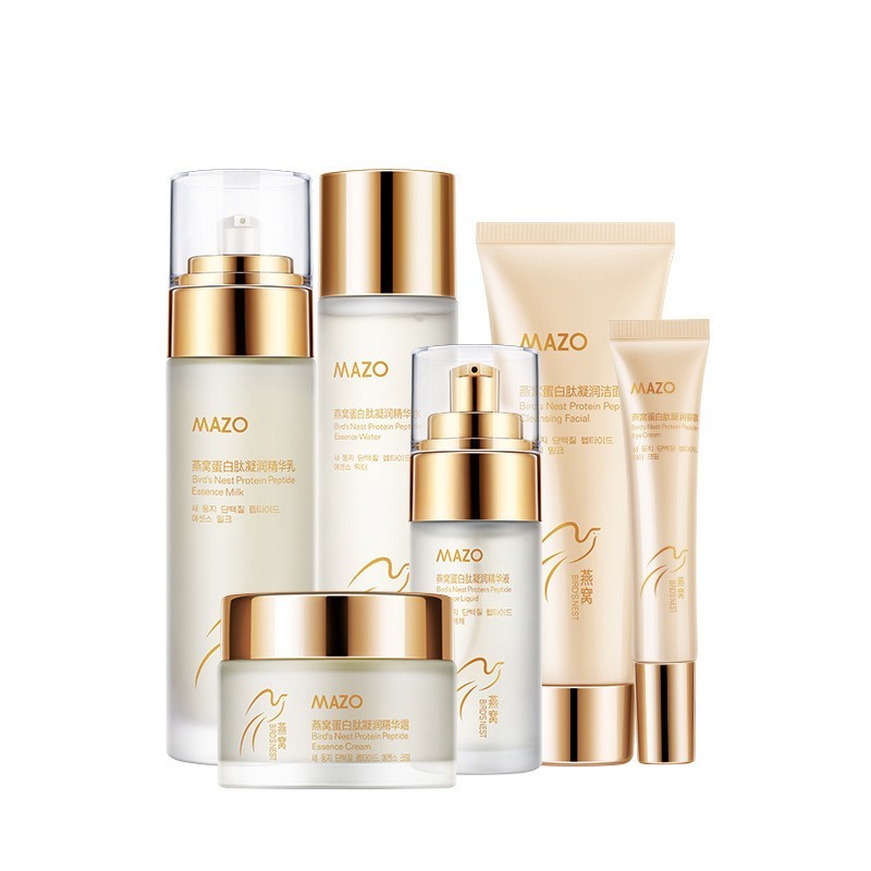 燕窝蛋白水乳套盒 补水保湿护肤套装面部护理护肤品 OEM贴牌定制图5