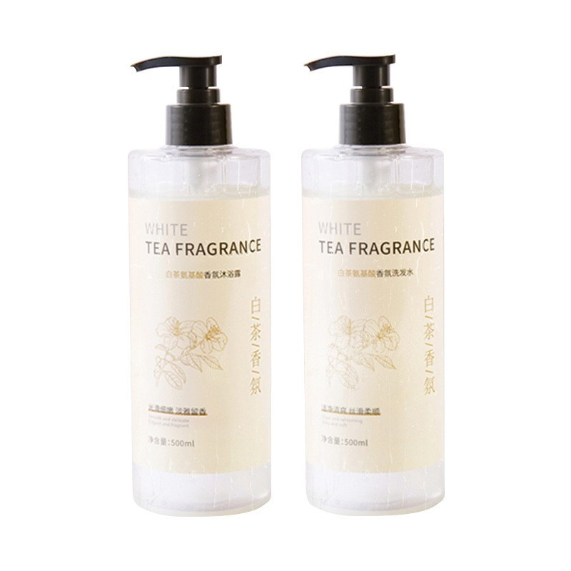 洗发水沐浴露厂家贴牌加工山茶花氨基酸清洁儿童洗护套装OEM定制图2