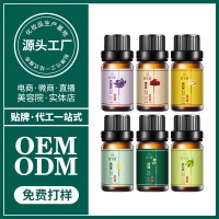 定制艾草精油 植物身体SPA按摩刮痧美容院10ml艾草生姜玫瑰精油