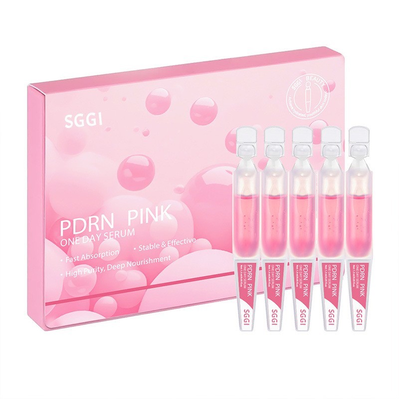 跨境粉色多肽次抛精华10只补水保湿PINK面部精华液化妆品定制图2