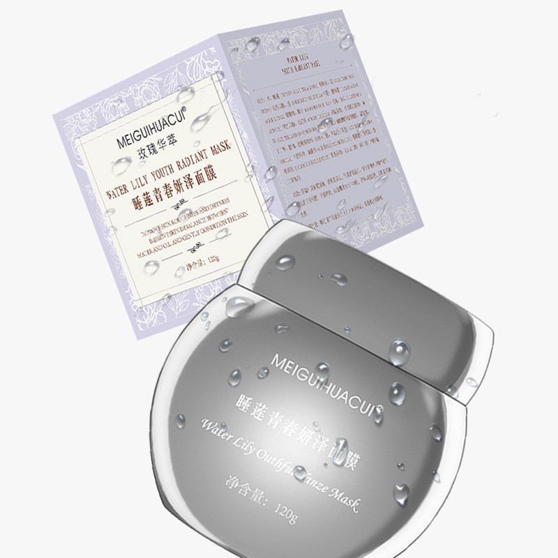 工厂OEM/ODM 玫瑰华萃睡莲青春妍泽涂抹面膜图3