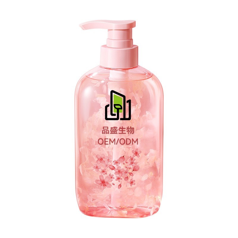 樱花沐浴露OEM代加工深层清洁滋润补水温和香氛沐浴液贴牌定制ODM图3