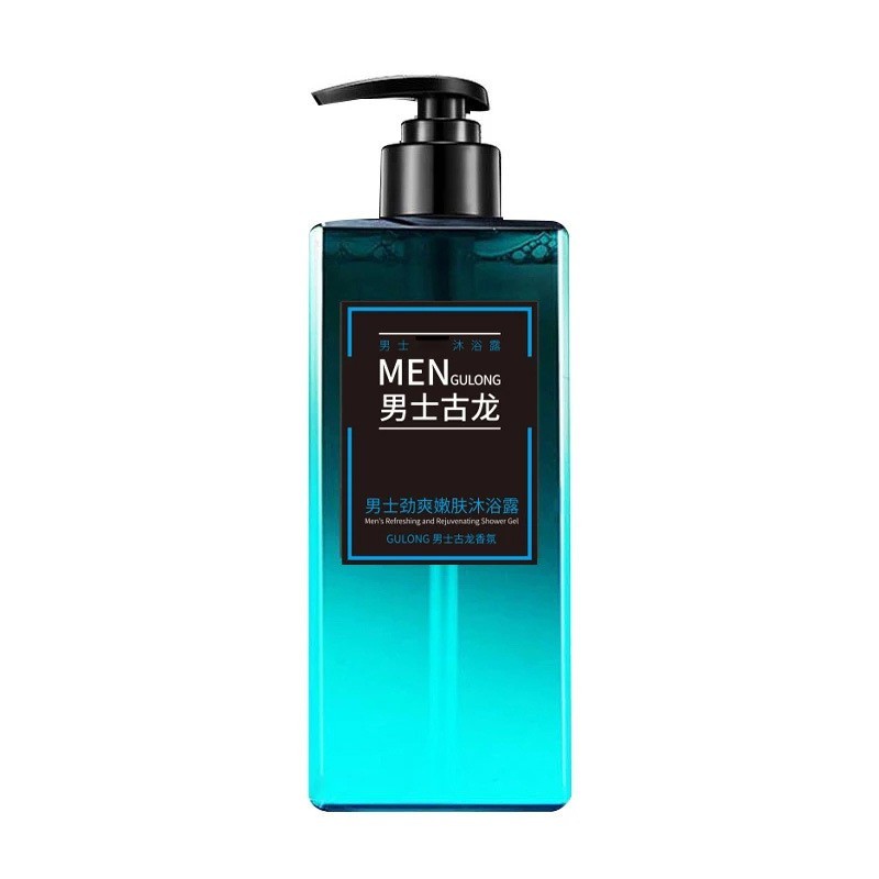 定制男士古龙香清洁祛螨清爽醒肤洗发沐浴露洗护套装贴牌加工OEM图2
