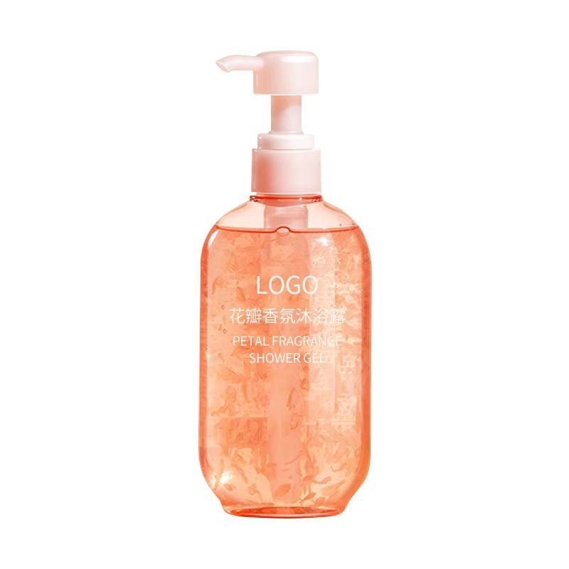 玻尿酸沐浴露定做香氛留香身体清洁沐浴乳贴牌花瓣沐浴液化妆品厂图3