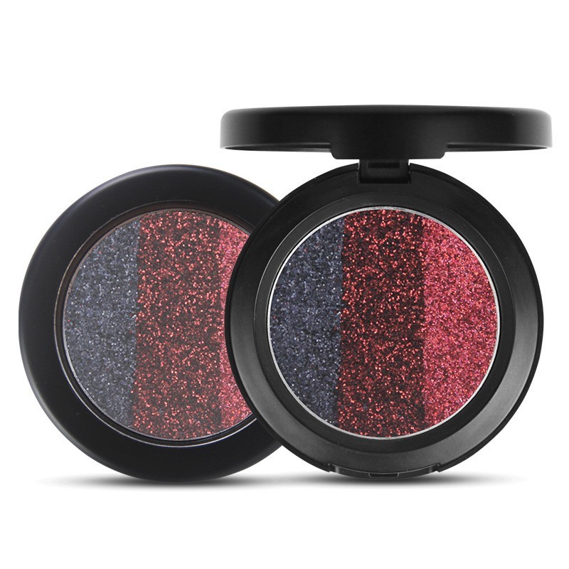 东莞永霏三色眼影珠光高光微闪彩色眼影盘OEM/ODM工厂代加工定制图3