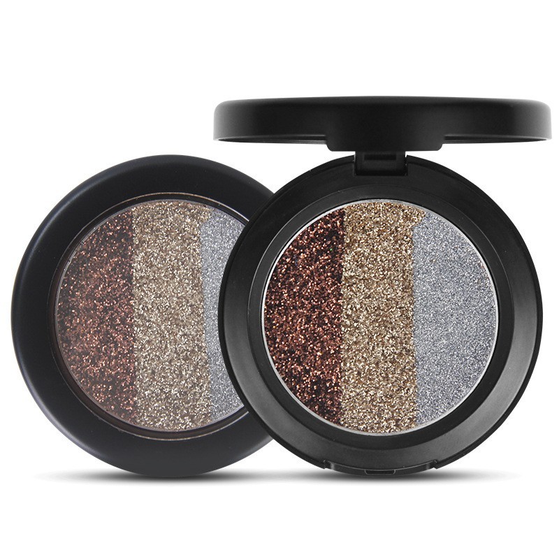 东莞永霏三色眼影珠光高光微闪彩色眼影盘OEM/ODM工厂代加工定制图4