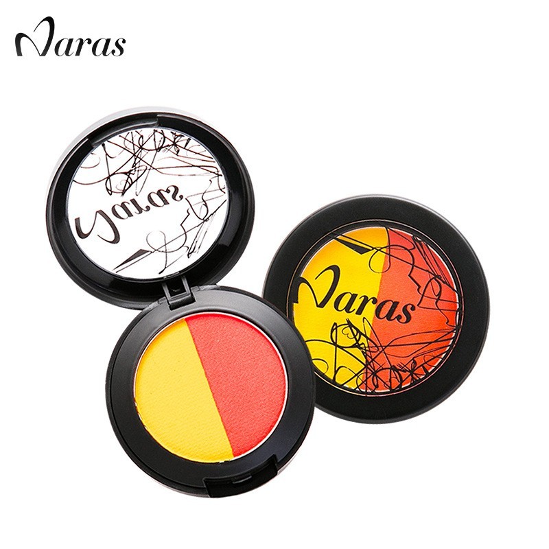 双色腮红高光盘腮红粉膨胀色哑光高光面中腮红盘图5