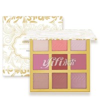 境电商九色腮红膨胀色收缩色腮红膏胭脂哑光腮红彩妆