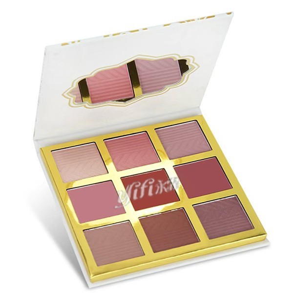 境电商九色腮红膨胀色收缩色腮红膏胭脂哑光腮红彩妆图5