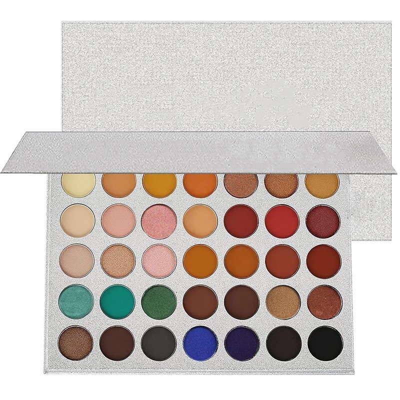 35色高饱和度眼影盘哑光微光眼影舞台妆长效防水不脱妆定制代加工图4