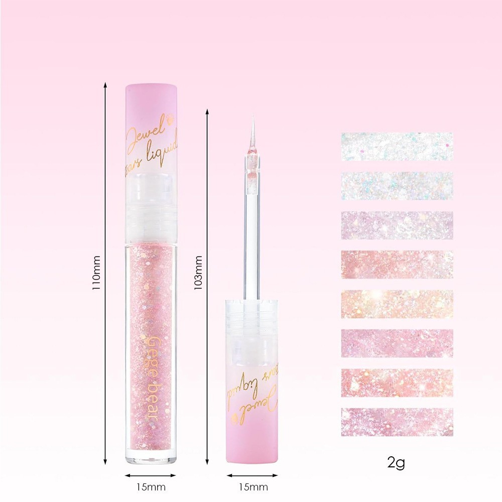 OEM ODM速干闪光珠光微光液体眼影彩妆定制代工图3