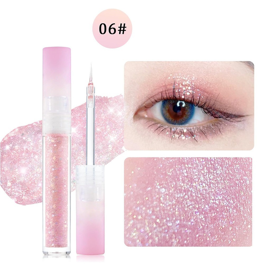 OEM ODM速干闪光珠光微光液体眼影彩妆定制代工图5