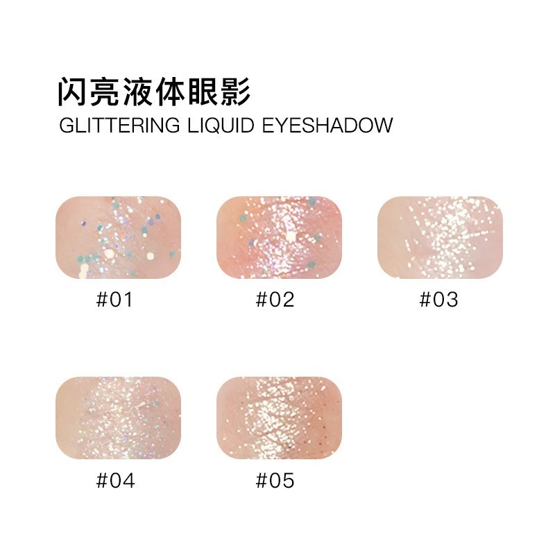 OEM ODM全息液体眼影防水闪光微光珠光亮片鱼鳞彩妆代工定制图3