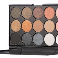 15色眼影盘彩妆OEM加工订制 大地色亚光珠光色上色度好饱满柔和