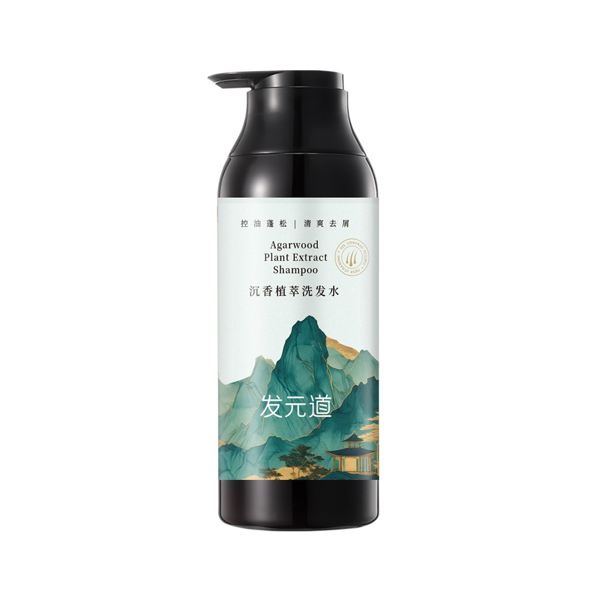 OEM代加工沉香植萃洗发水控油去屑清洁草本洗发露柔顺护发定制图2