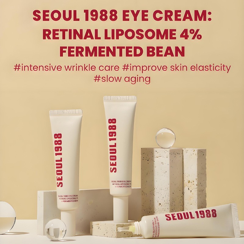 境货源SEOUL 1988 Eye Cream视黄醇脂质体4%弹润眼霜图4