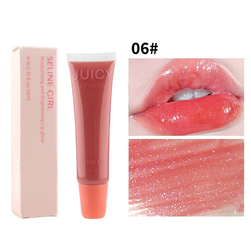 定制SELINEGIRL果汁唇蜜持久长效保湿唇油唇部精华不沾杯口红跨境图4