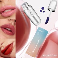 跨境赛琳格不粘杯滋润纹绣剥离式撕拉唇彩笔易上色笔唇线唇彩外贸