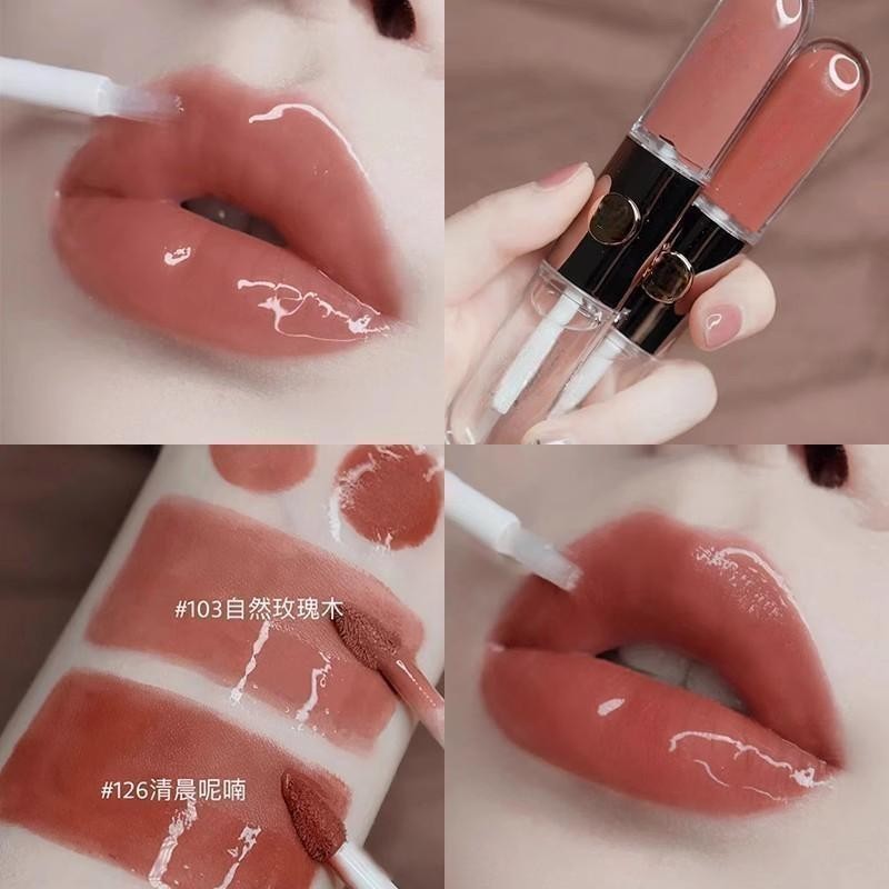 双头唇釉 LIP GLOSS 镜面透明水光口红雨衣唇蜜唇彩
