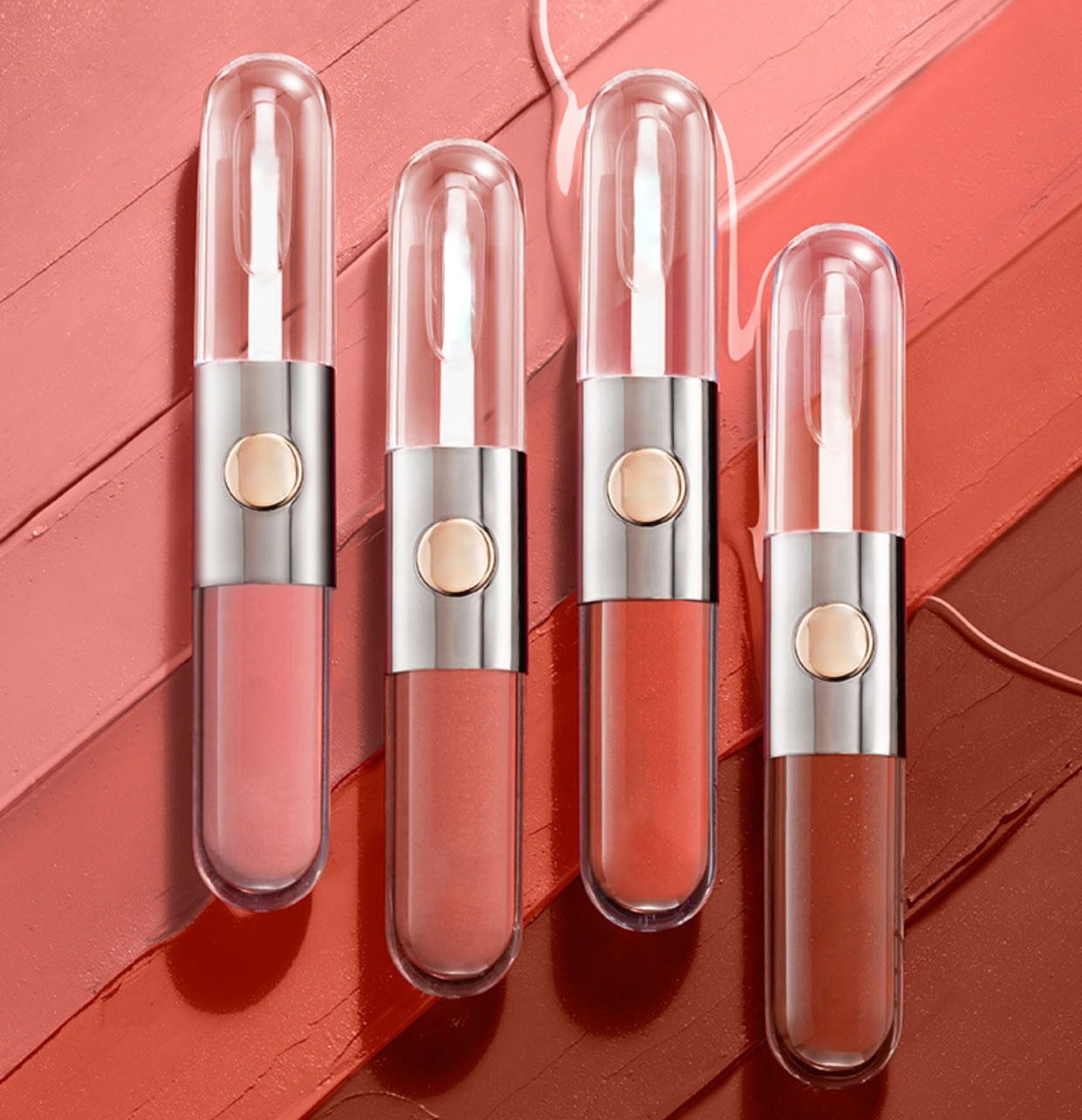 双头唇釉 LIP GLOSS 镜面透明水光口红雨衣唇蜜唇彩图3