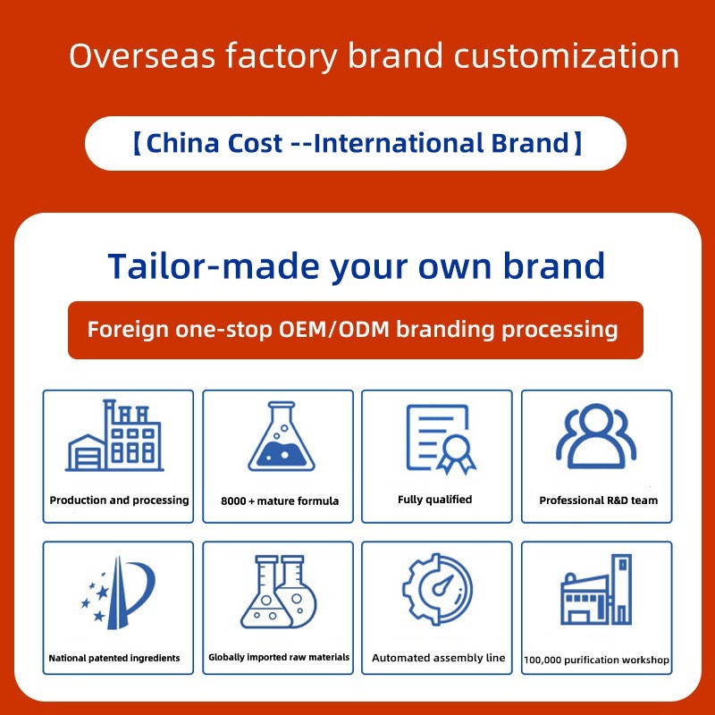 跨境定制加工不脱妆粉底液OEMODM气垫蹭不掉不粘手机轻薄遮瑕图2