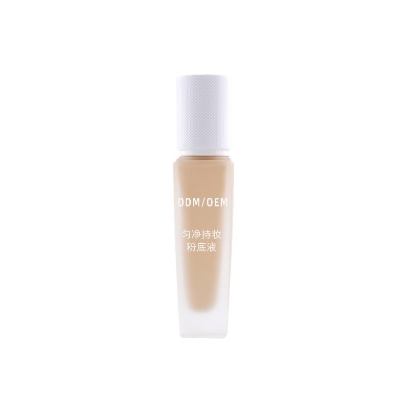 匀净持妆粉底液轻薄遮瑕 持久不脱妆油皮不卡粉加工厂家贴牌小样图3