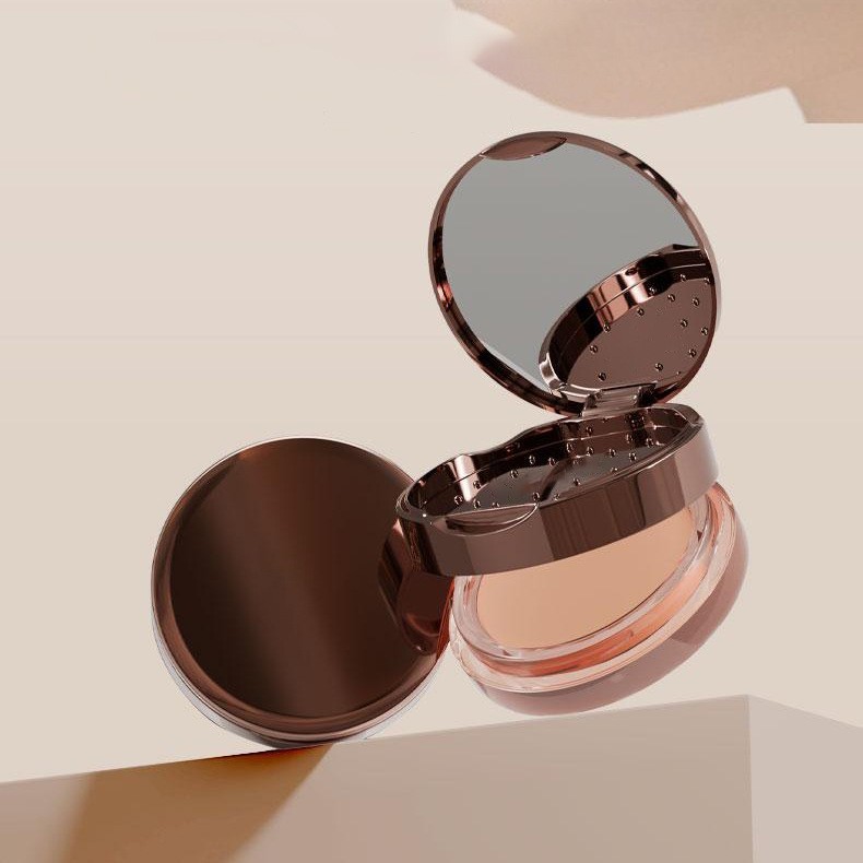 清透持妆粉膏定制 遮瑕持久不脱妆粉霜保湿粉底膏OEM贴牌加印logo图4