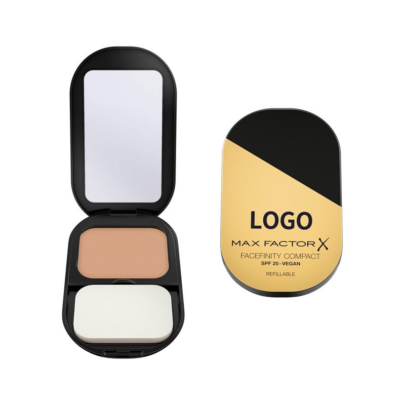 跨境亚马逊日系彩妆粉饼遮瑕/修容防水防汗持久不脱定妆粉饼定制