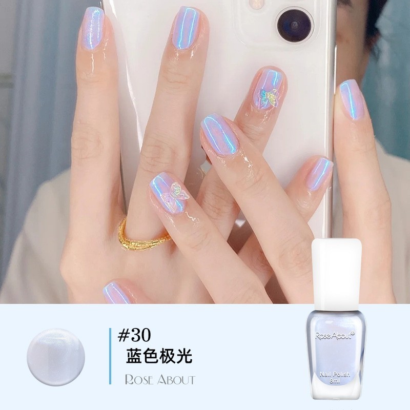 加工定制跨境指甲油 免烤持久快干裸色显白可剥美甲店透明护甲油图3