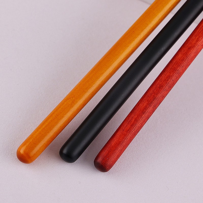 工厂定制日式圆头光疗笔木杆单支彩绘画花笔圆头雕花晕染笔蕾丝笔图3