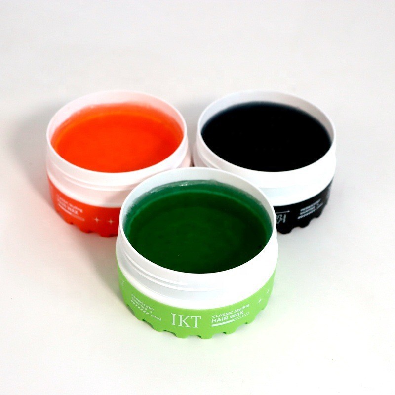 跨境IKT发蜡持久定型清香自然蓬松男士专用美发造型鬓角头发油膏图3