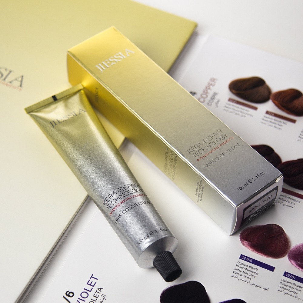 跨境定制单支染膏 时尚发色流行色理发店染发剂遮盖白发单支染膏图4