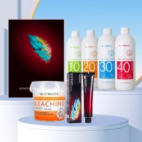 跨境定制单支染膏 低氨味发廊批发染发剂上色均匀不伤发单支染膏