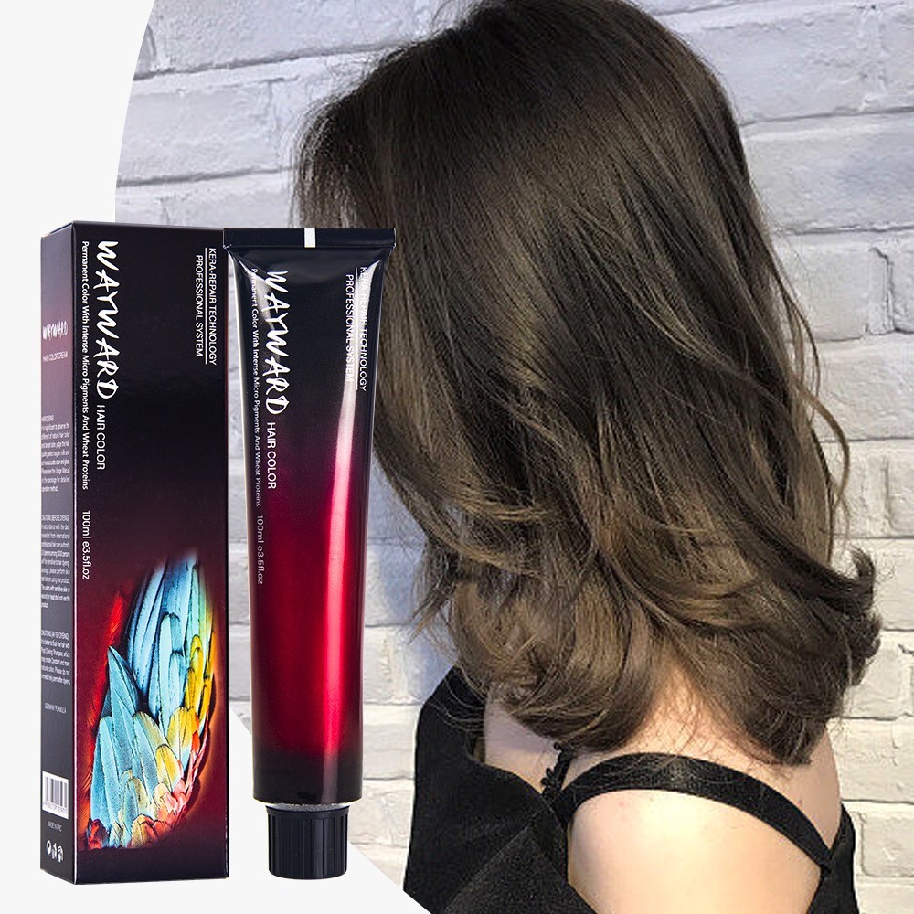 跨境定制单支染膏 低氨味发廊批发染发剂上色均匀不伤发单支染膏图4