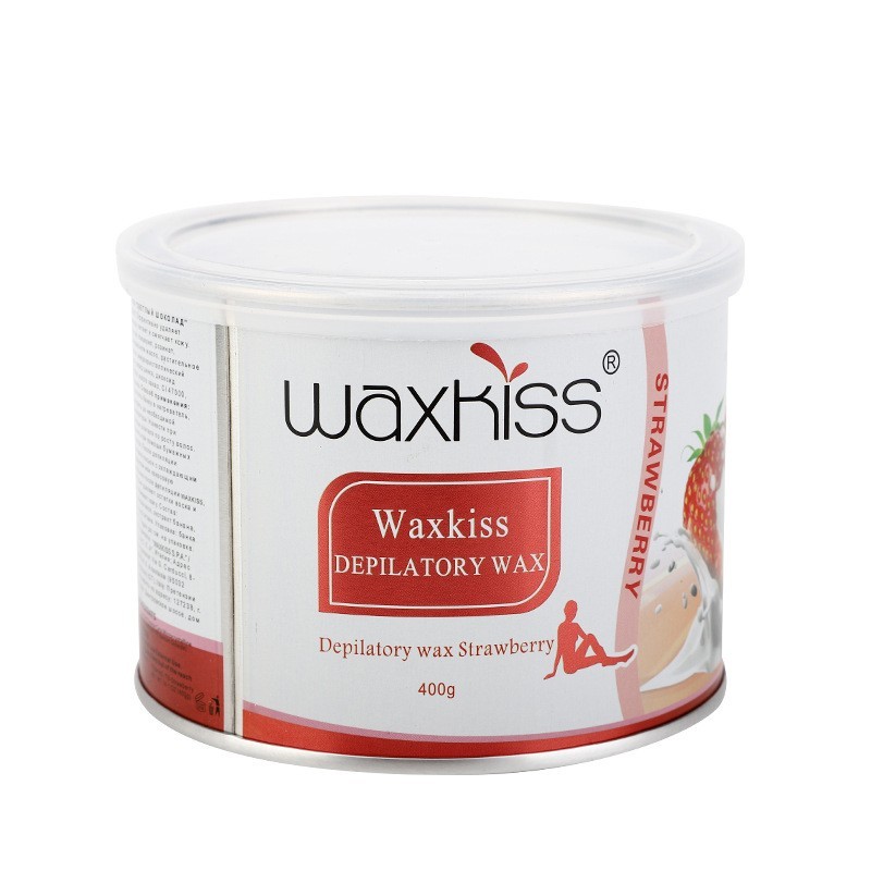 OEM罐装蜜蜡脱毛软蜡脱毛膏全身通用脱毛蜡草莓味400g生产商除毛图4
