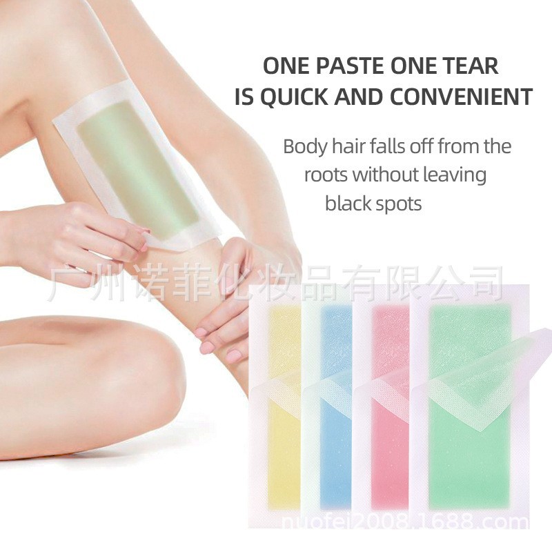 双面脱毛蜡纸 四色9x18cm腿部腋下手臂全身可用冷蜡脱毛纸图4