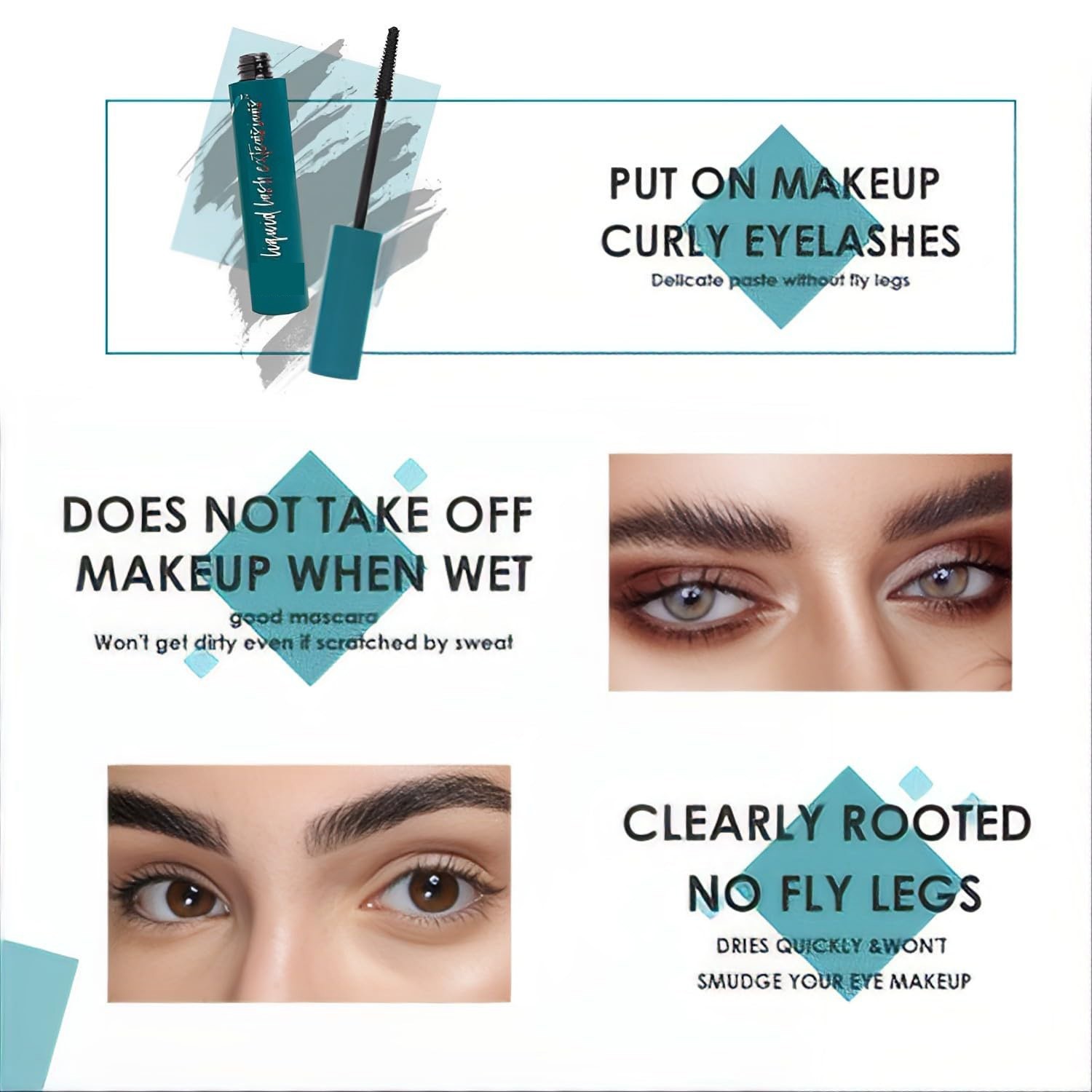 加工定制外贸跨境电商爆款老年人女性睫毛膏防水不晕染睫毛膏OEM图2