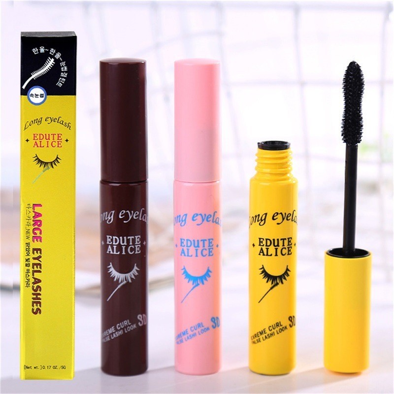 东南亚跨境浓密卷翘睫毛膏持久定型防水睫毛膏纤维刷头睫毛膏定制图4
