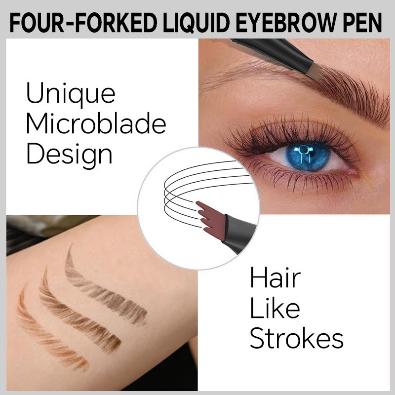 跨境眉笔OEM定制YOUR LOGO 黑色棕色防水防汗新手易上手眉笔眼线