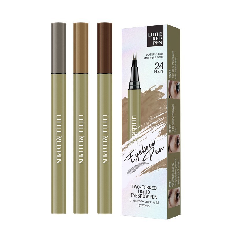 OEM 跨境眼线笔二叉眉笔防水防汗持久易上手 新手眉膏液体图3