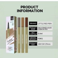 OEM 跨境眼线笔二叉眉笔防水防汗持久易上手 新手眉膏液体