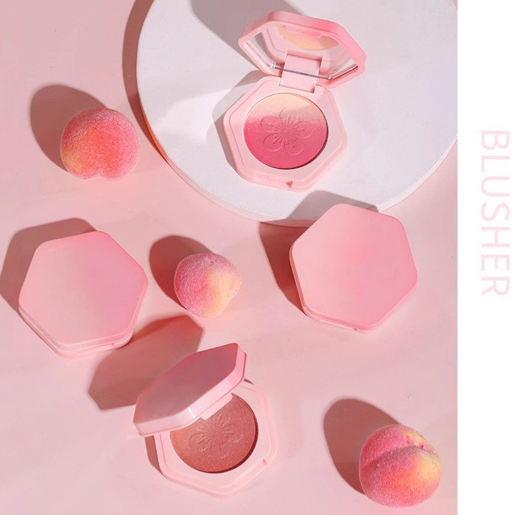 OEM彩妆加工定制 印花渐变腮红微醺自然裸妆高光修容粉饼粉质细腻图4