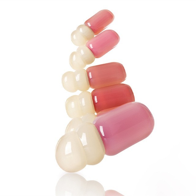 新款无LOGO葫芦形状腮红泥液体膨胀收缩哑光氛围高光修容提亮眼颊图2