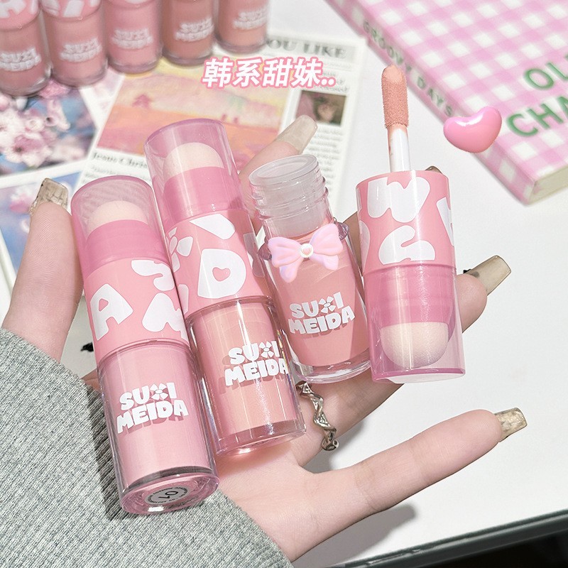 懒人双头腮红棒定制 高光修容液单色膨胀色收缩胭脂粉彩妆工厂OEM图3