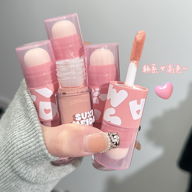 懒人双头腮红棒定制 高光修容液单色膨胀色收缩胭脂粉彩妆工厂OEM图2