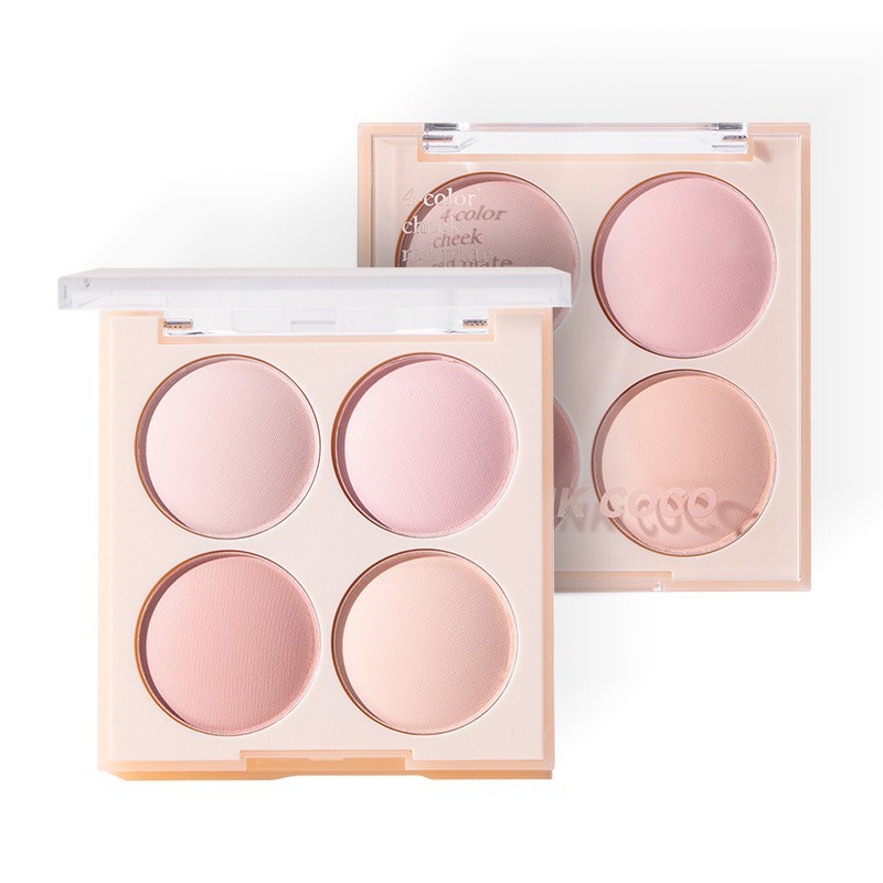 色腮红定制纯欲学生素颜提亮裸妆自然哑光少女修容盘胭脂贴牌图2