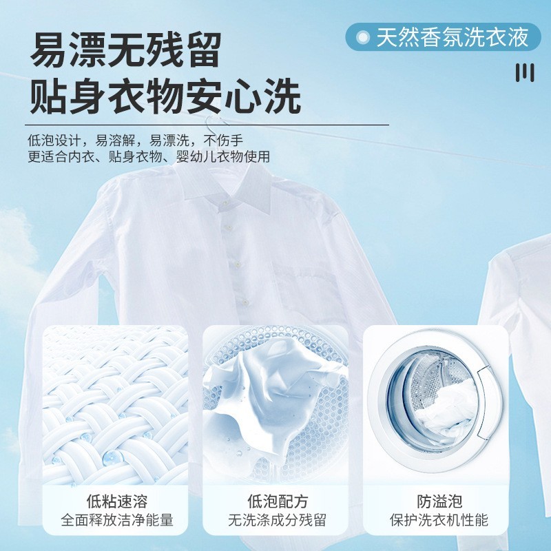 香氛洗衣液植物温和留香去污香水洗衣液地推礼品图4