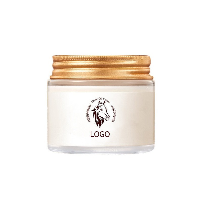 跨境代加工马油膏OEM定制秋冬滋润嫩肤护手足霜Horse oil cream图2